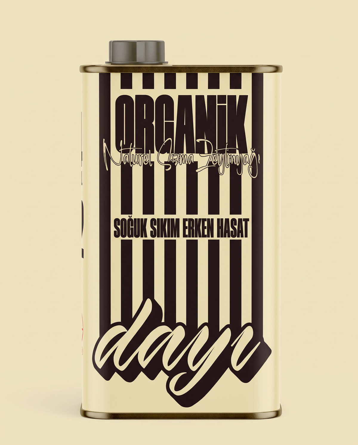 Baby Tin Bej - Organik Soğuk Sıkım Erken Hasat Zeytinyağı  - 175 ML