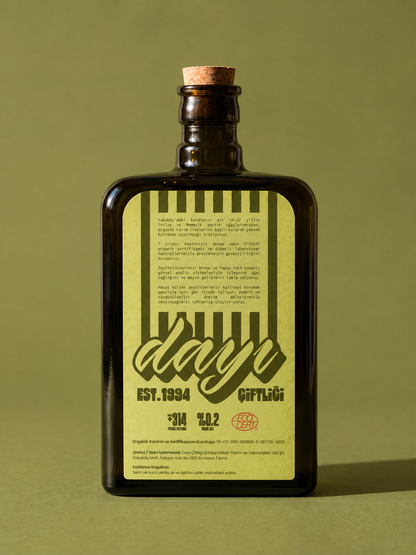Organik Soğuk Sıkım Erken Hasat Zeytinyağı Şişe - 500 ML