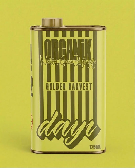 Baby Tin Yeşil- Organik Soğuk Sıkım Erken Hasat Zeytinyağı  - 175 ML
