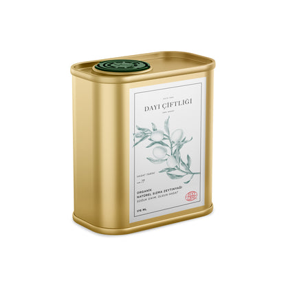 Organik Soğuk Sıkım Erken Hasat Zeytinyağı  - 175 ML