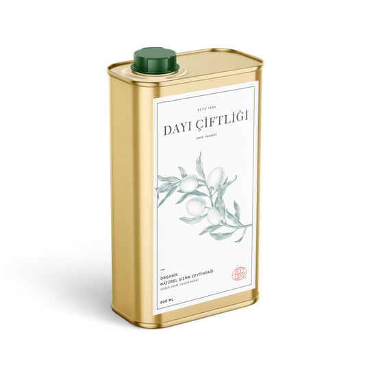 Organik Soğuk Sıkım Erken Hasat Zeytinyağı - 500 ML